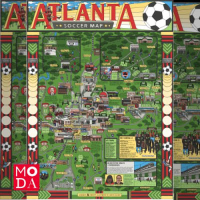 You Are Here: Atlanta Soccer Map