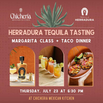 Tequila Tasting, Margarita Class & Taco Dinner
