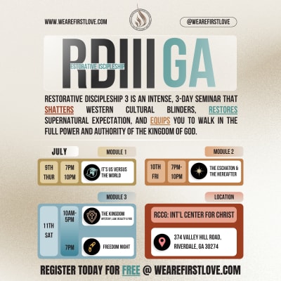 RD3: Beyond Cultural Christianity, A 3 Day Seminar